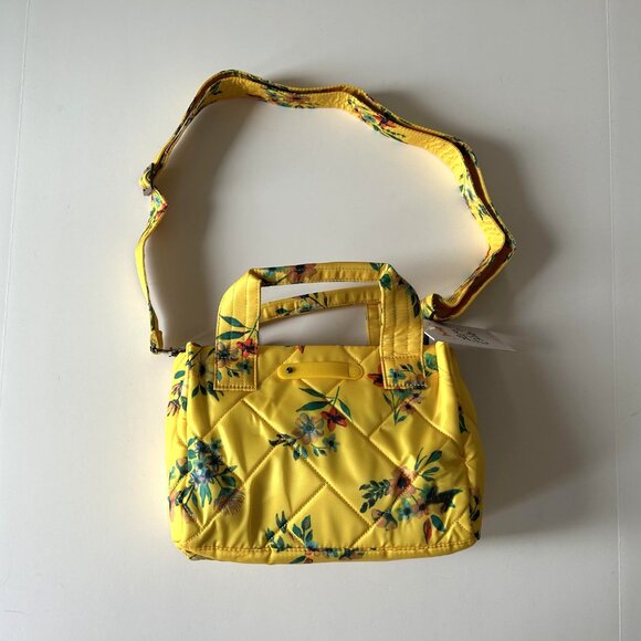 Lug Jitterbug Crossbody Bag Bouquet Yellow Floral Print - Picture 4 of 9